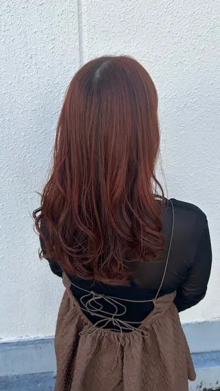 ロング カラー ヘアアレンジ カツキ/GARTE 代官山のヘアスタイル