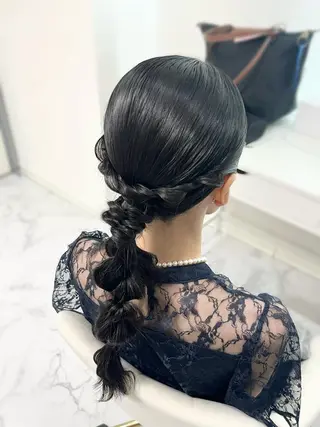 ロング ヘアセット専門店 Rのヘアスタイル