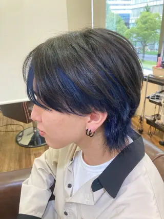 カラー メンズ 藤野 友杏那のヘアスタイル