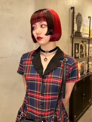 ミディアム カラー タナカ カナ🫧のヘアスタイル