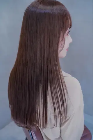 ロング ハイトーン/レイヤー 💜Akaneのヘアスタイル