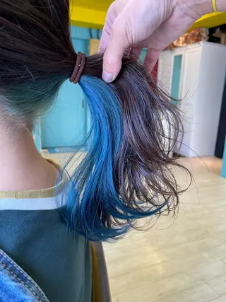 ロング 末石 智のヘアスタイル
