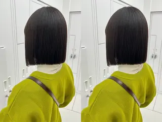 ショート 韓国風レイヤー 日向 GINZAのヘアスタイル
