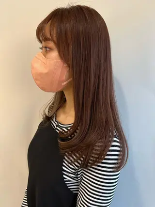 ロング カラー ヘアアレンジ 加藤 綾華のヘアスタイル