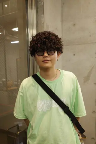 ミディアム パーマ メンズ 🌀パーマ特化 美容師🌀/しゅんのヘアスタイル