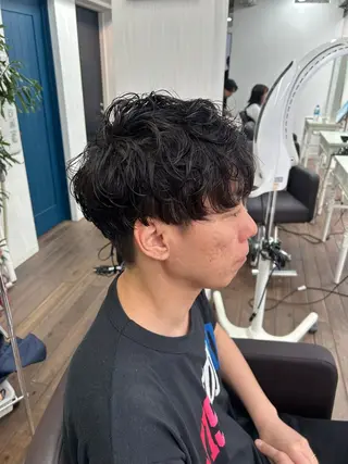 パーマ メンズ アソビ　元町店所属・メンズパーマ✨ メンズカット聖のヘアスタイル