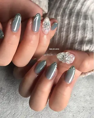 ネイル 3dパーツ/流行り 👧shushu❤️のネイルデザイン