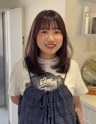 セミロング hiyori🐑 Zina梅田茶屋町のヘアスタイル