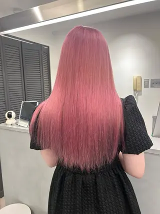 ロング カラー ハイトーン特化サロン 🍑momo🍑のヘアスタイル