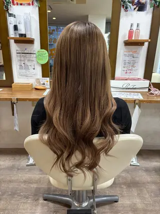 ロング 艶カラー🫧/シール エクステRYOKAのヘアスタイル