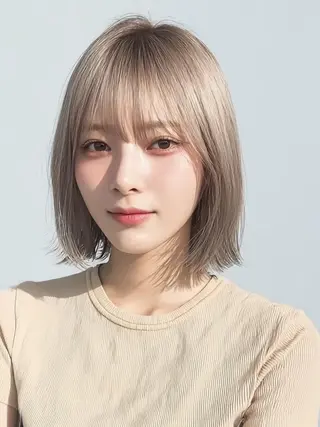 ミディアム ❄️透明感カラー❄️ メンズ✂️TOWAのヘアスタイル