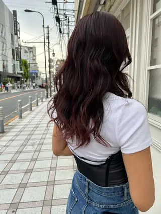 ロング カラー おおた きょうかのヘアスタイル