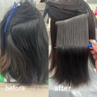 セミロング パーマ 🫧ボブ/艶髪カラー 伊原修子のヘアスタイル