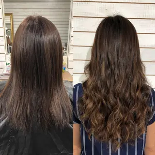 ミディアム カラー 🧡艶髪ちゅるん髪 🫧🧡YUKI❄️のヘアスタイル