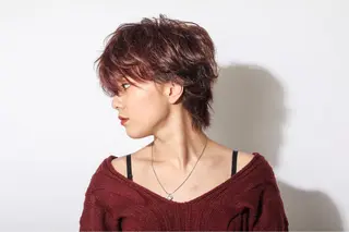 ショート カラー メンズパーマ/新潟駅 NOBUTA🔥のヘアスタイル