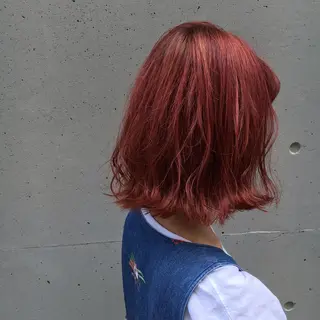 ミディアム カラー パーマ ヘアアレンジ メンズ キッズ マツエク・マツパ 田中 裕士のヘアスタイル