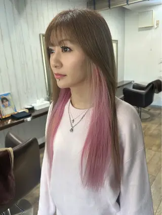 ロング 髪質改善/韓国風 レイヤー/田村祐樹のヘアスタイル