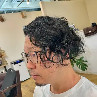 パーマ メンズ 美髪矯正/髪質改善 レガロ堺市伏尾/松田のヘアスタイル