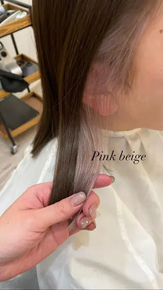 ミディアム 鈴木 妃帆未のヘアスタイル