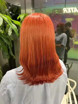 セミロング カラー ヘアアレンジ ブリーチなしの達人 🌈KAITOのヘアスタイル