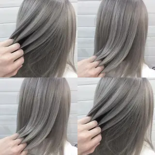 セミロング カラー 北間 寛哉のヘアスタイル