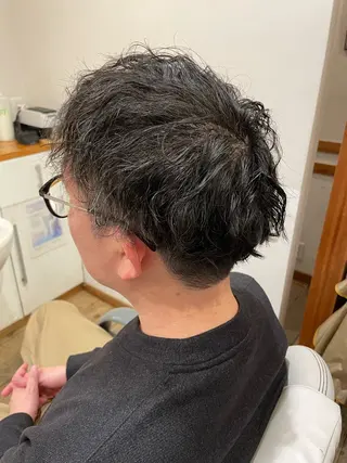パーマ メンズ ROSSO川口店 キクチのヘアスタイル