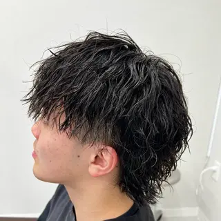 ショート メンズパーマ名人 TAKUMAのヘアスタイル