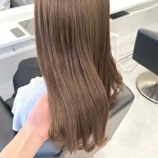 セミロング カラー ParveMix￤ 大賀さつき🍨🤍のヘアスタイル