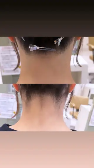 林 朱里のヘアスタイル