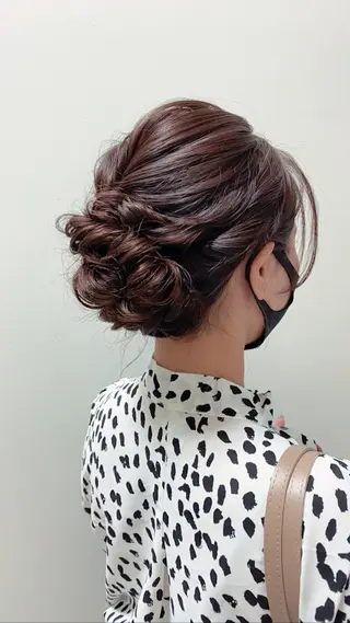 ロング ヘアアレンジ メンズ キッズ ネイル マツエク・マツパ 透明感カラー🤎 ゆりのヘアスタイル