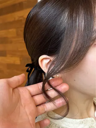 ミディアム ヘアアレンジ fiorista岡田 まゆこのヘアスタイル