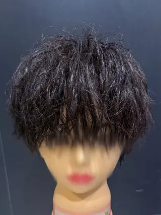 パーマ メンズ レディースモデル募集 無料/田中海斗のヘアスタイル