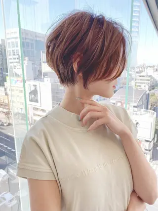 ショート 博多ベージュ 🐻松井傑のヘアスタイル