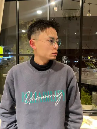 メンズ 和泉市フルール 古賀　薫のヘアスタイル