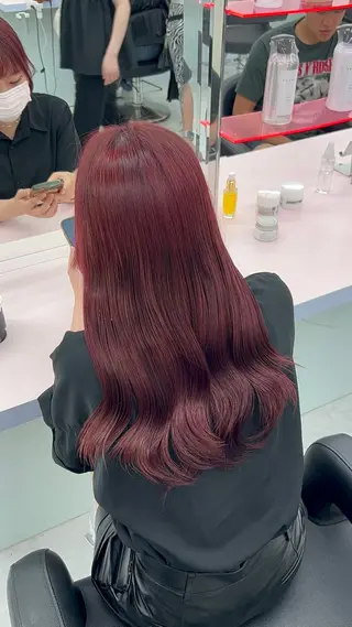 ロング カラー パーマ ヘアアレンジ メンズ キッズ ネイル マツエク・マツパ アイブロウ ブリーチなしの達人 🌈KAITOのヘアスタイル