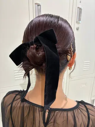 ヘアアレンジ 縮毛矯正/アレンジ FACE。ゆのんのヘアスタイル