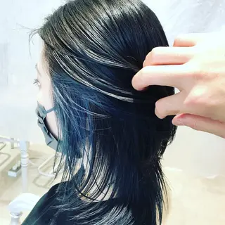 ロング カラー 浦野 龍太のヘアスタイル