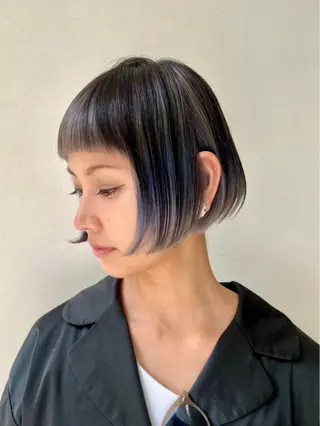 ショート カラー 派手髪デザインカラー ヒロカのヘアスタイル