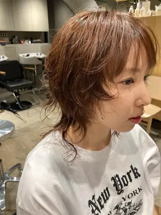 ショート カラー パーマ 🌈圧倒的デザイン力 内井省吾のヘアスタイル