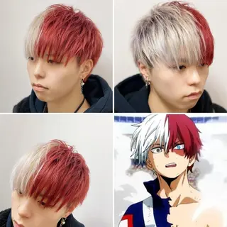 ショート カラー メンズ ✨️眉毛、派手髪、 ハイトーンShinの眉毛・アイブロウイメージ