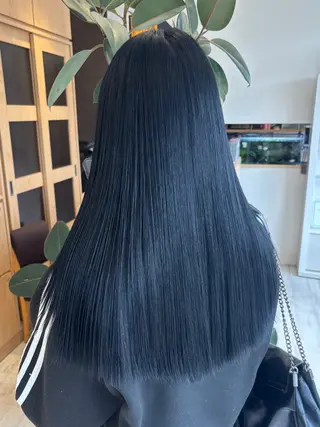 ロング 野尻 暖のヘアスタイル