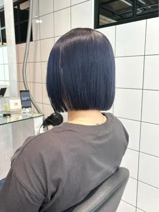 ショート カラー 表参道♡暗髪♡ 艶カラー♡アユミのヘアスタイル
