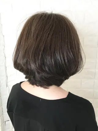 ショート カラー エイジングケア特化 美容師✂️山崎竜二のヘアスタイル