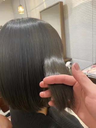 ミディアム カラー パーマモデル募集中 渥美翔人のヘアスタイル