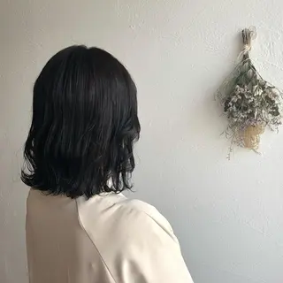 ミディアム カラー ヘアアレンジ トップスタイリスト 🧸中島梨穂🧸のヘアスタイル