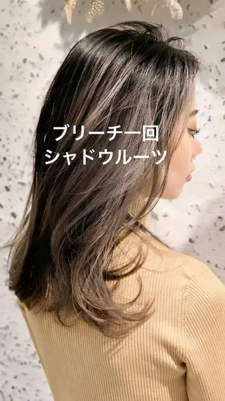 セミロング カラー 銀座《髪質改善》 垢抜け✨布施拓也のヘアスタイル