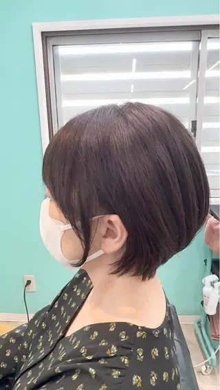 ショート カラー 柳井 健太のヘアスタイル