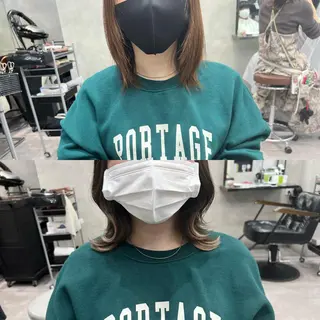 ショート カラー ヘアアレンジ ar+ ❤︎ maiのヘアスタイル