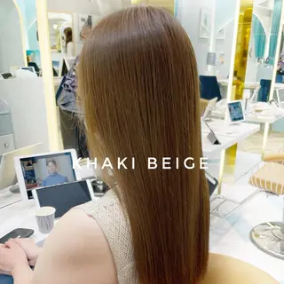 セミロング レイヤーカット/ 韓国ヘア/野崎かよのヘアスタイル