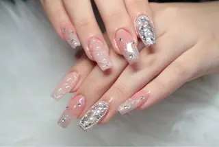 ロング 【トロワ ラパン】 Mayaのネイルデザイン